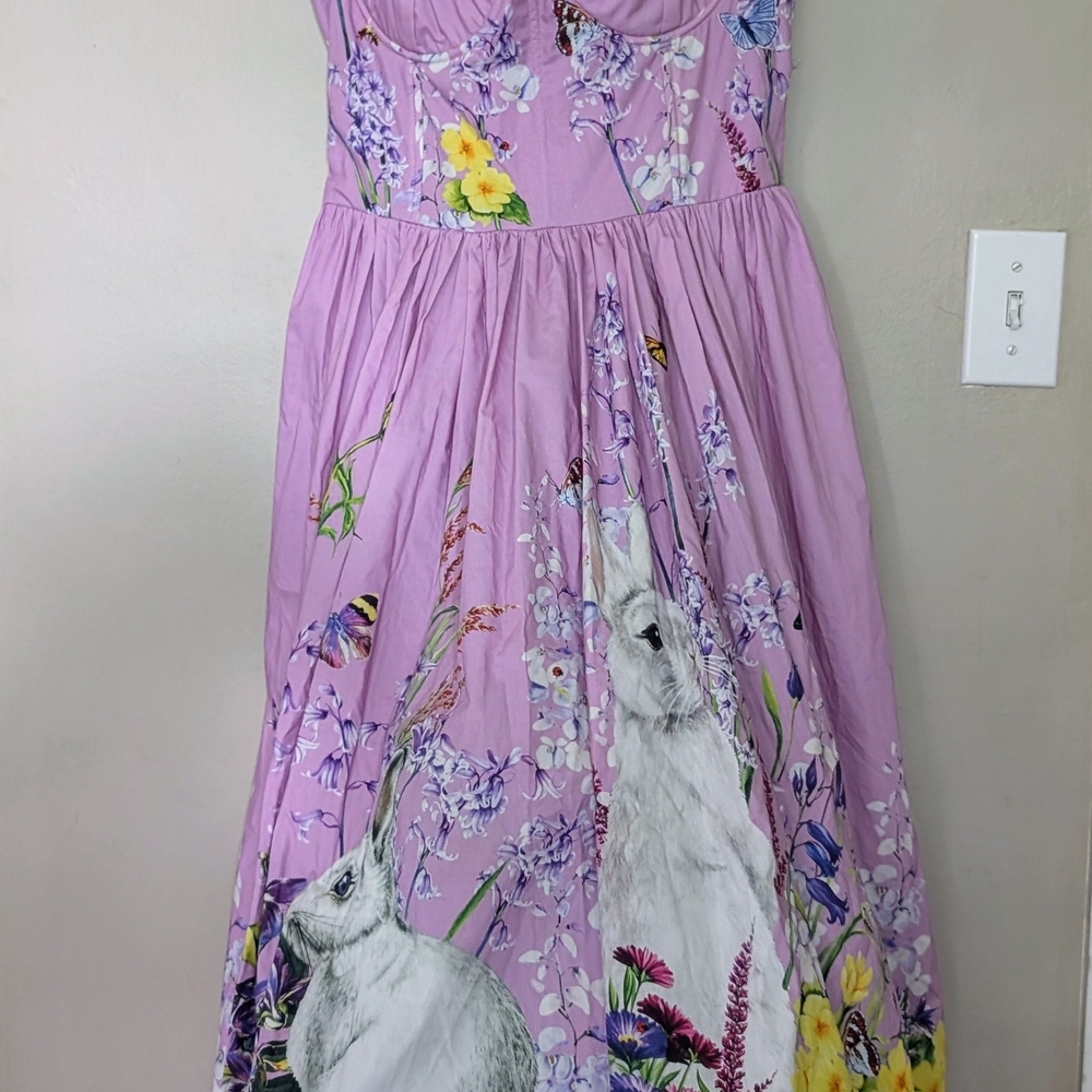 Women's Floral Dress - Picture 2 of 2